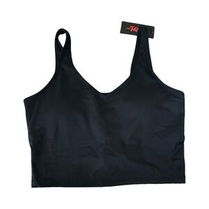 NWT Black Padded Sports Top XL